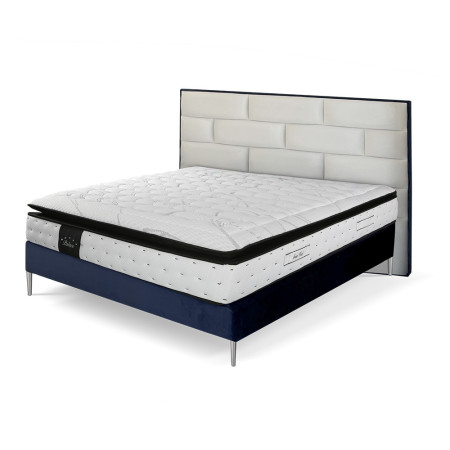 matelas a ressort ensaché avec tete de lit