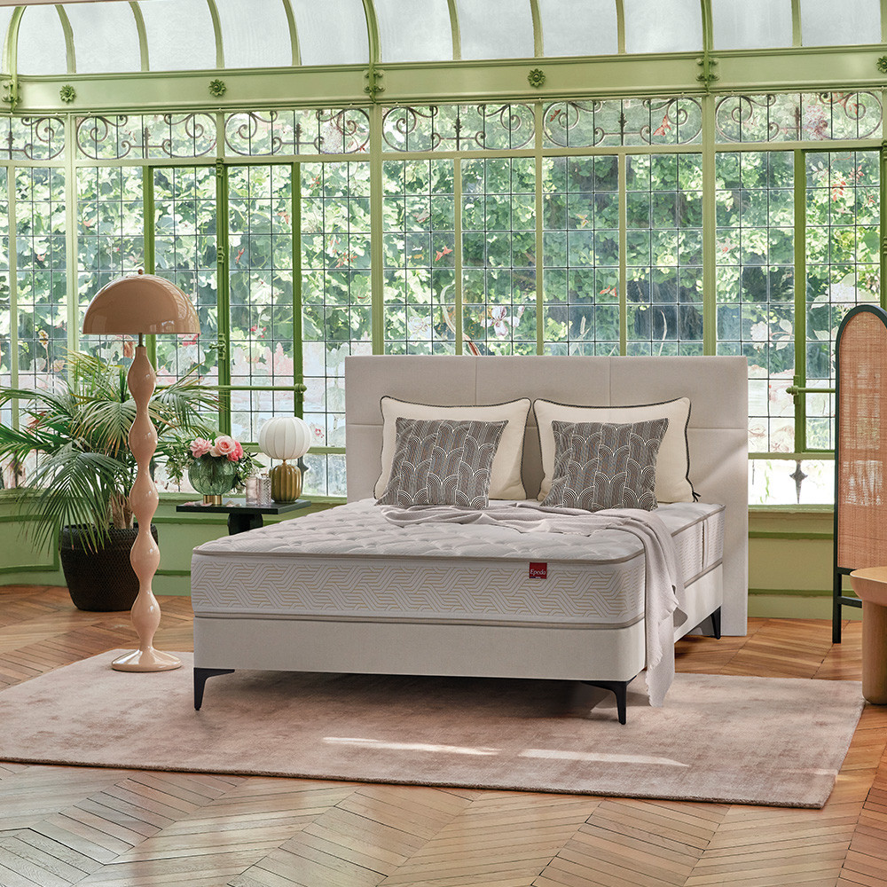 mise en ambiance du matelas ferme Gatsby Epeda