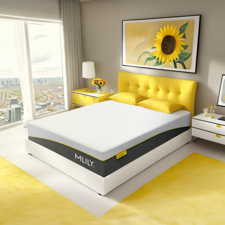 mise en ambiance du matelas hybride premier equilibre mlily