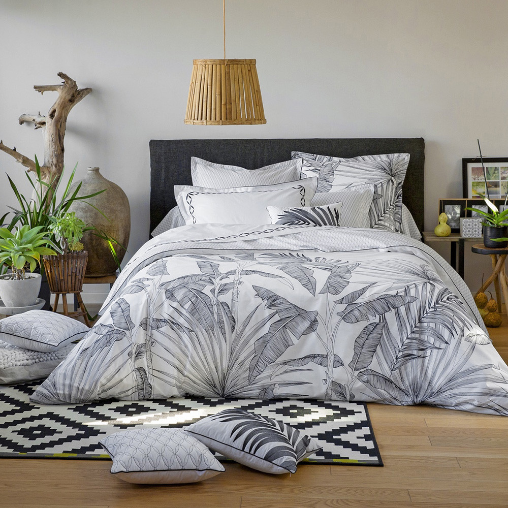 Drap plat percale de coton Tropical chez olyreve