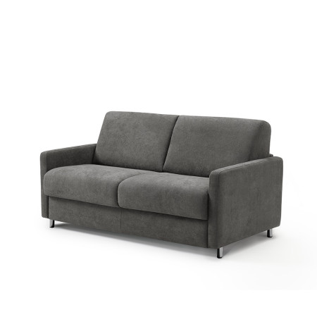canapé convertible fermé couleur gris modèle caro