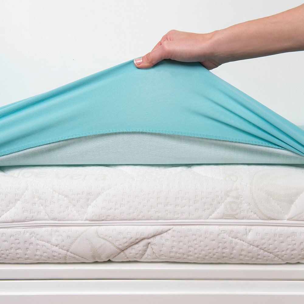 Zoom sur le drap housse imperméable - BSensible