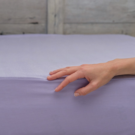 Drap housse imperméable lavande - BSensible