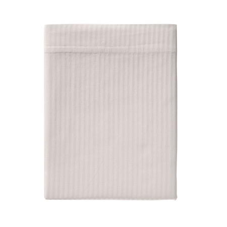 Drap plat jacquard de satin Grand hôtel chez Olyrêve Literie