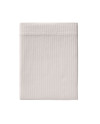 Drap plat jacquard de satin Grand hôtel chez Olyrêve Literie