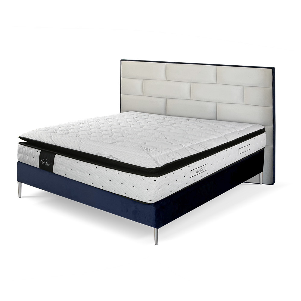 matelas a ressort ensaché avec tete de lit