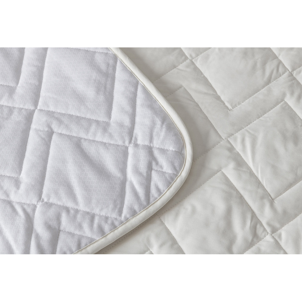 Protège-matelas matelassé thermorégulateur 100% coton