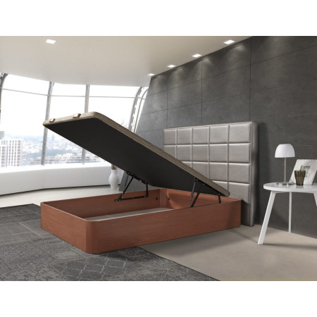 Lit coffre en bois Condor : rangement, confort et design