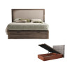 Lit coffre en bois Condor : rangement, confort et design
