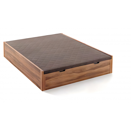 Lit coffre en bois Condor : rangement, confort et design