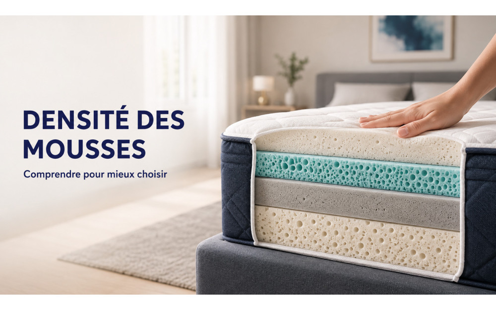 Densité mousse matelas : guide pour bien choisir