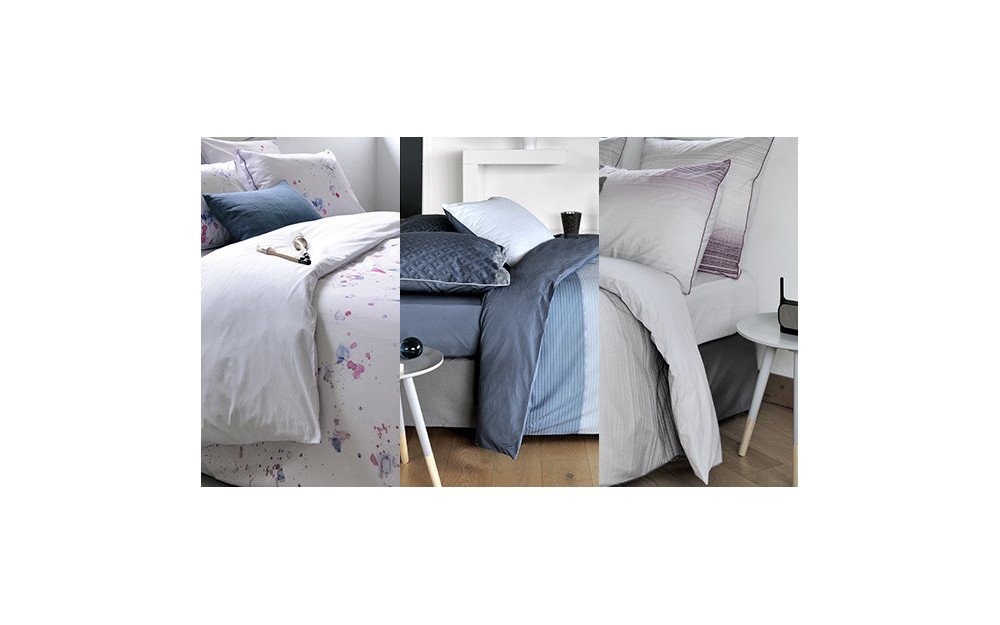 Linge de lit en percale de coton